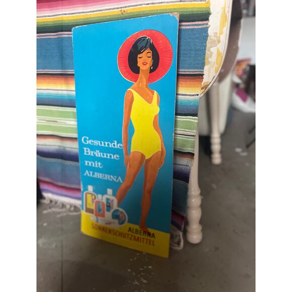 1960s retro sign, advertising, mod, retro, German, Berlin, beauty, bikini - Picture 7 of 13